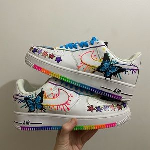 TODDLER SIZED - Rainbow Butterfly Explosion